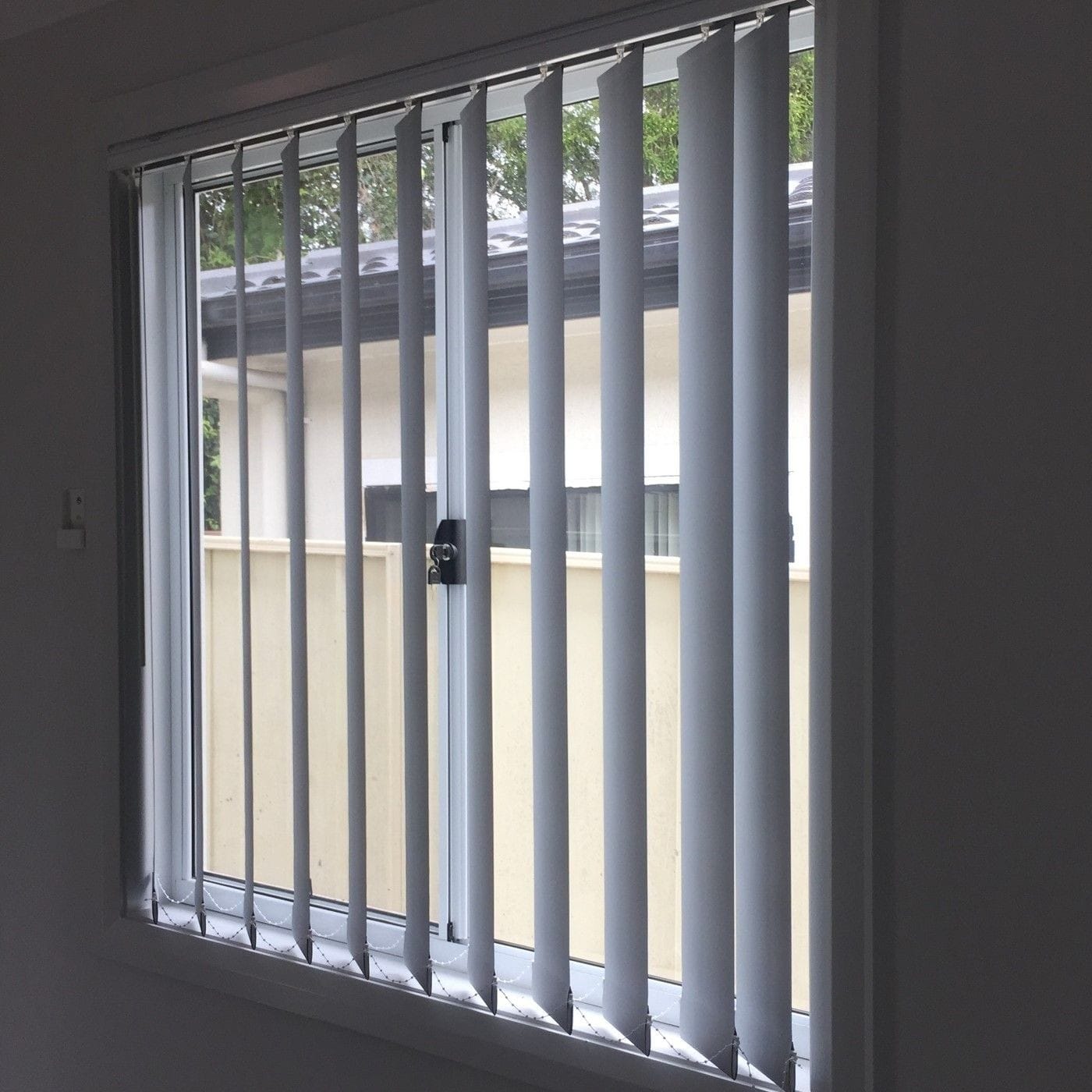 Vertical Blinds are custom-made to fit your window using high-quality fabrics such as Blockout or Sheer. This product offers Vertical Blinds using 127 mm slats.