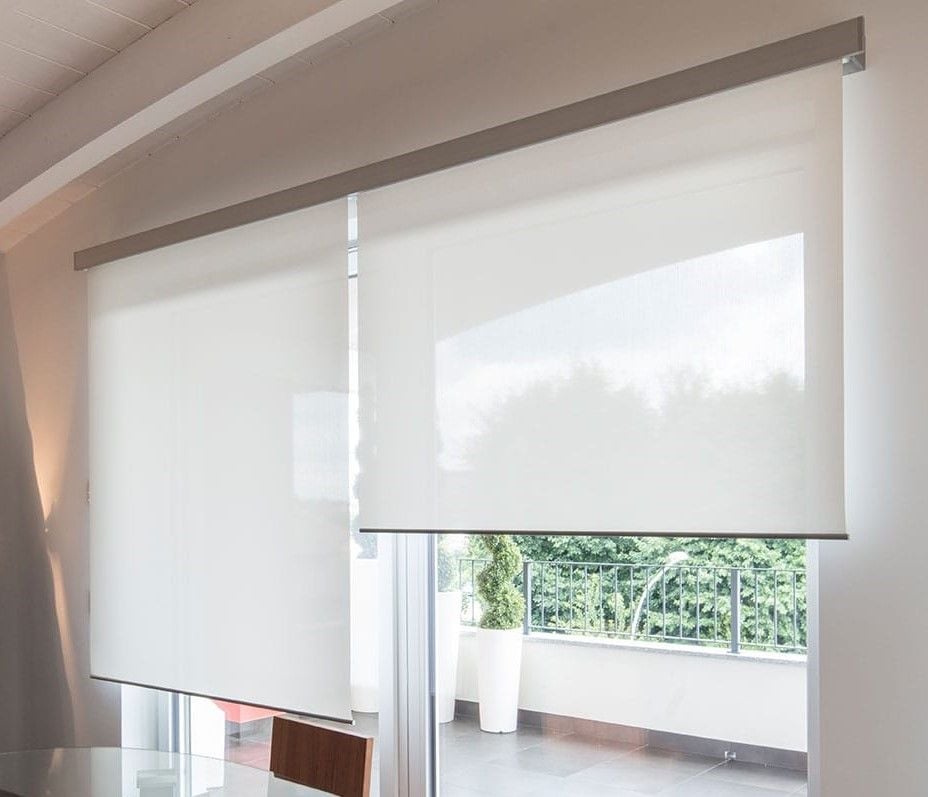 Roller Blinds are custom-made to fit your window using high-quality fabrics such as Sunscreen for day and night use with various colours to choose from.